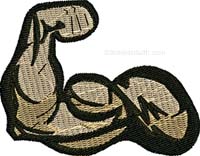 Body Building-Body Building machine embroidery, exercise embroidery, machine embroidery, muscle embroidery, weight training embroidery, gym embroidery. stitchedinfaith.com, muscles, 
