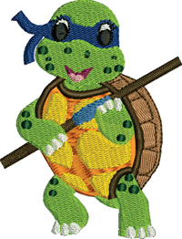 Donatella Bandit Ninja Turtle
