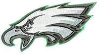 Eagles-Eagles, bird, football, machine embroidery, Phila eagles, football embroidery