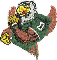 Fighting Eagles-Eagles football, Eagles, machine embroidery, football embroidery