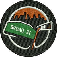 Flyers Broad Street-Flyers embroidery, hockey embroider, Philadelphia flyers, machine embroidery, sports embroidery, ice hockey embroidery, ice hockey