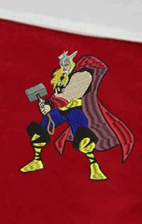 Thor Personalized Christmas stocking