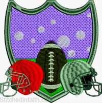 2 Teams Football Field-Football teams, machine embroidery, football embroidery, football stadium, stadium embroidery, team embroidery, stitchedinfaith.xom