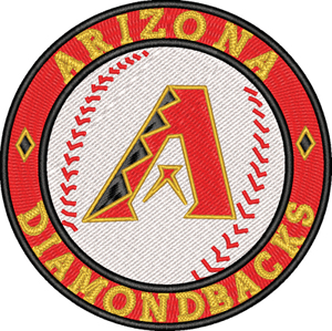 Arizona Diamondbacks Logo-Machine embroidery, Arizona, Diamondbacks, baseball, sports