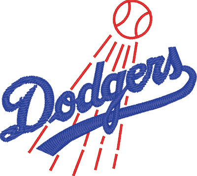 Dodgers-Dodgers, baseball, sports, machine embroidery