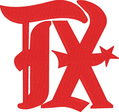 Texas Rangers new logo-Texas, baseball, Rangers, logo, sports, machine embroidery