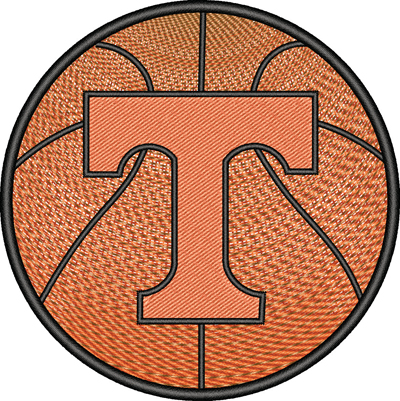 Tennessee basketball-Tennessee basketball, sports,machine embroidery, basketball, college