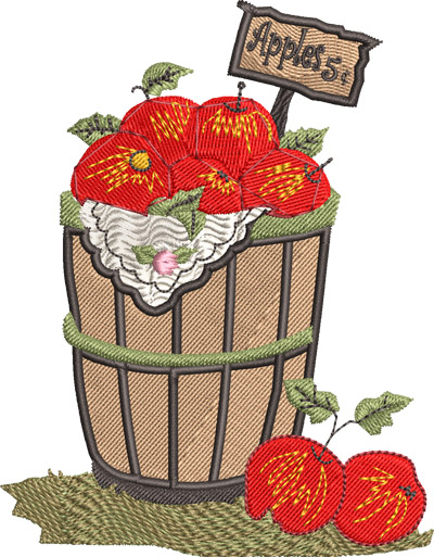 Apples 5 cents-Apples, bushel, basket, fruit, thanksgiving, Holidays, farm, produce, fall