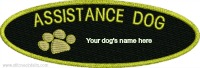Assistance Dog Personalized for you-Assistance Dog, dog embroidery, machine embroidery, personalized dog embroidery