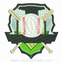 Baseball diamond badge-Baseball embroidery, Baseball diamond, machine embroidery, sports embroidery, baseball badge, stitchedinfaith.com
