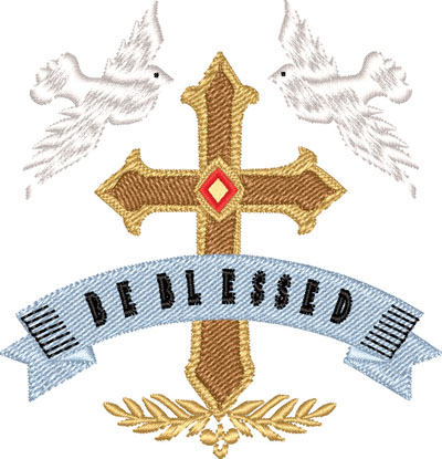 Be Blessed-Cross, Blessed, Christian, Easter, Doves, Holy Spirit, religion