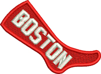 Boston Red sox-Boston Red sox, baseball embroidery, Boston embroidery, red sox, baseball, machine embroidery