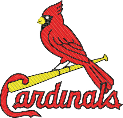 Cardinals-Cardinals, St. Louis, baseball, sports, machine embroidery