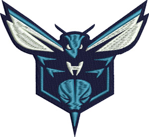 Charlotte Hornets-Hornets, basketball, Charlotte, machine embroidery, sports embroidery
