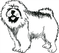 Chow Chow-Chow Chow, Chow dog, Chow embroidery, Dog embroidery, machine embroidery, Dogs embroidery, Chows embroidery