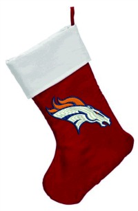 Bronco's Personalized  Christmas stocking