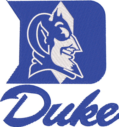 Duke blue devils-Duke, blue devils, sports, basketball, machine embroidery, 