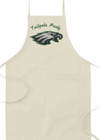 Eagles Tailgate embroidered apron-Embroidered apron, football apron, Eagles apron, tailgate, free shipping