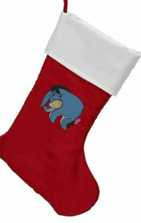 Eeyore Personalized Christmas stocking name FREE-Eeyore Christmas stocking, Christmas stockings, Personalized Christmas stocking