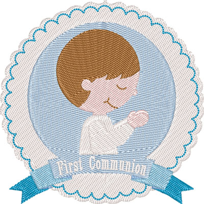 First Holy Communion Boy-First, Holy, Communion, Boy, Religion, Catholic, machine embroidery