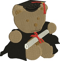 Graduation Teddy Bear-Graduation Teddy Bear machine embroidery Graduation Teddy Bear Children graduation