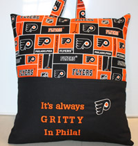 Flyer Gritty reading pocket pillow-Flyer, pillow, reading pillow, flyers pillow,pocket pillow