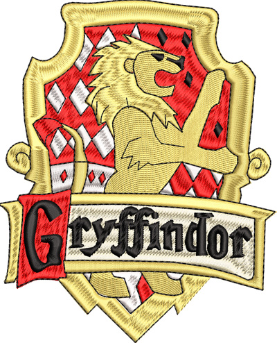 Gryffindor-Gryffindor, Harry, Potter, machine embroidery