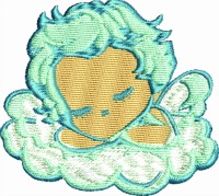 Heavenly Baby Boy-Baby, baby embroidery, machine embroidery, heavenly babies, baby boy, baby boy embroidery
