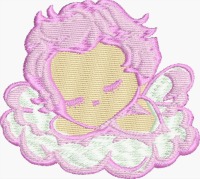 Heavenly Baby Girl-Baby, Baby embroidery, machine embroidery, baby girl, baby girl embroidery, stitchedinfaith.com