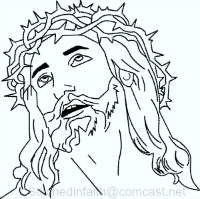 Jesus brown work-Jesus embroidery, Jesus redwork, Jesus machine embroidery, Christian embroidery, Religious embroidery, Jesus