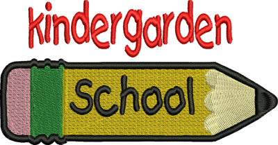 Kindergarden-School, Kindergarden, machine embroidery, education