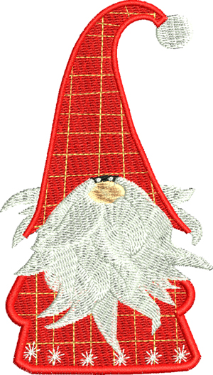 Merry Christmas Gnome-Gnomes, Santa, machine embroidery, Merry Christmas