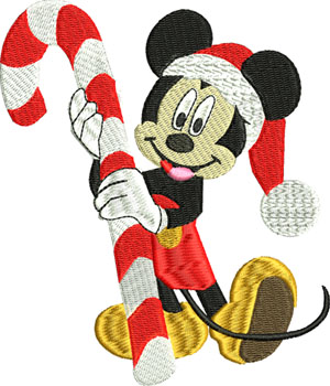Mickey candy cane