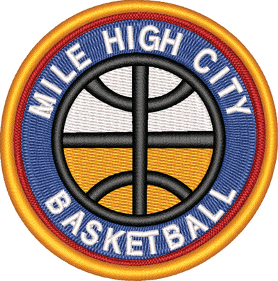 Mile High Basketball-Basketball, Denver, Mile High, sports, machine embroidery