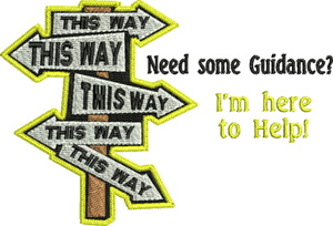 Need Guidance-Guidance, school, counselor, teacher, machine embroidery