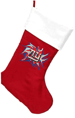 Personalized New York Giants Christmas stocking Free Name-Christmas stockings, New York Giants, football, personalized stockings, sports stockings
