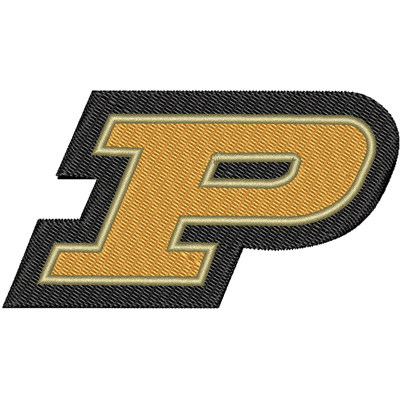 Purdue logo-Purdue , logo, P, college, school, sports, machine embroidery