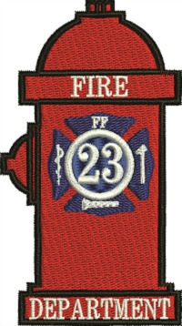 Personalized Fire Hydrant-Fire Hydrant machine embroidery personalized fire hydrant