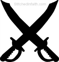 Pirate Swords-Pirate swords, Pirate Swords embroidery, pirate embroidery, machine embroidery, embroidery, pirates swords embroidery