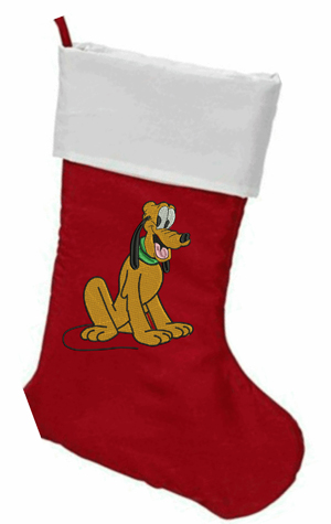 Pluto personalized Christmas stockings