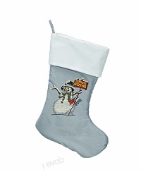 Snowman Personalized  Christmas Stocking