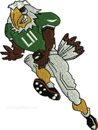 Swoop-Swoop embroidery, Eagles mascot embroidery, Mascot embroidery, machine embroidery, embroidery designs, Sports embroidery, football embroidery, Swoop machine embroidery, Swoop designs, Eagles football, stitchedinfaith.com