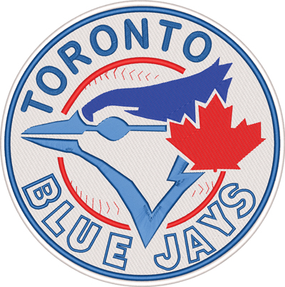 Toronto Blue Jays-Toronto, Blue jays, baseball, sports, machine embroidery