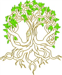 John 15 5 I m the vine-John 155 bible verse Tree branches and vines Bible Christian embroidery embroidery religion stitchedinfaith.com