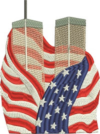 Twin Towers-Twin Towers machine embroidery9 11 towers United States machine embroidery Twin Towers embroidery Twin Towers stitchedinfaith.com