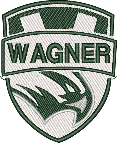 Wagner Seahawks-Wagner Seahawks, school, college, sports, machine embroidery, 
