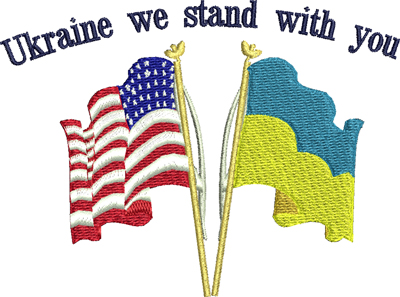 We stand with you-Ukraine, flags, countries, USA, support Ukraine