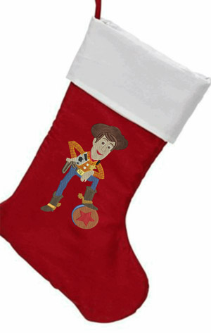 Personalized Woody Christmas stocking